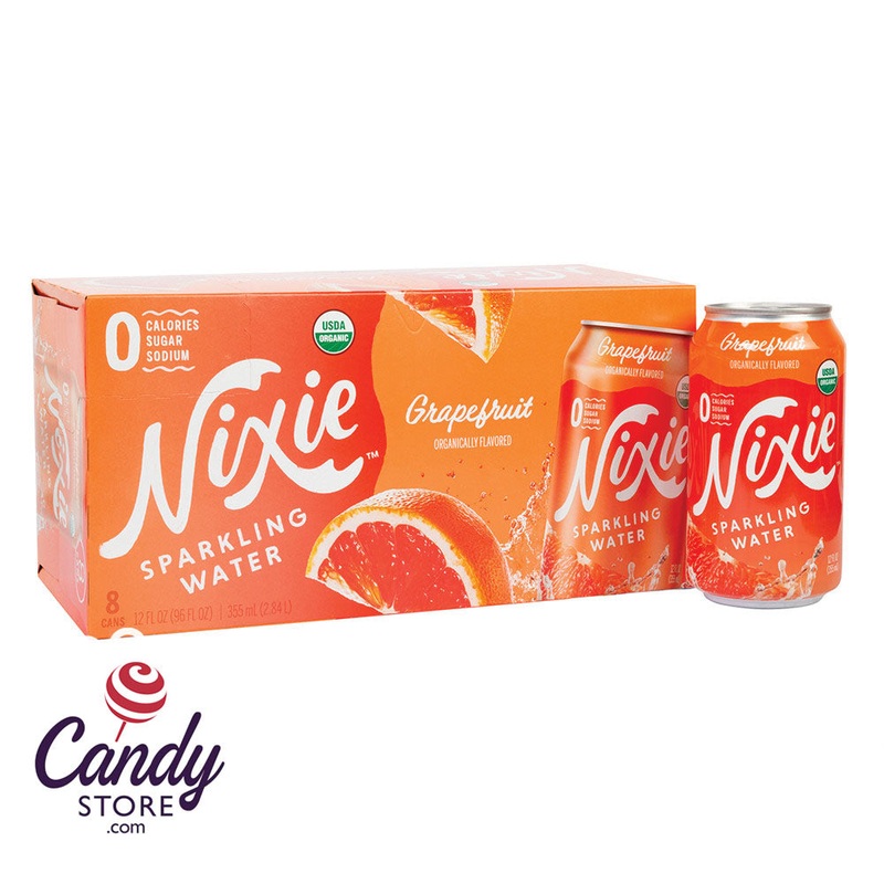 Nixie Organic Sparkling Grapefruit Water 3-Pack 12oz Cam – 24ct