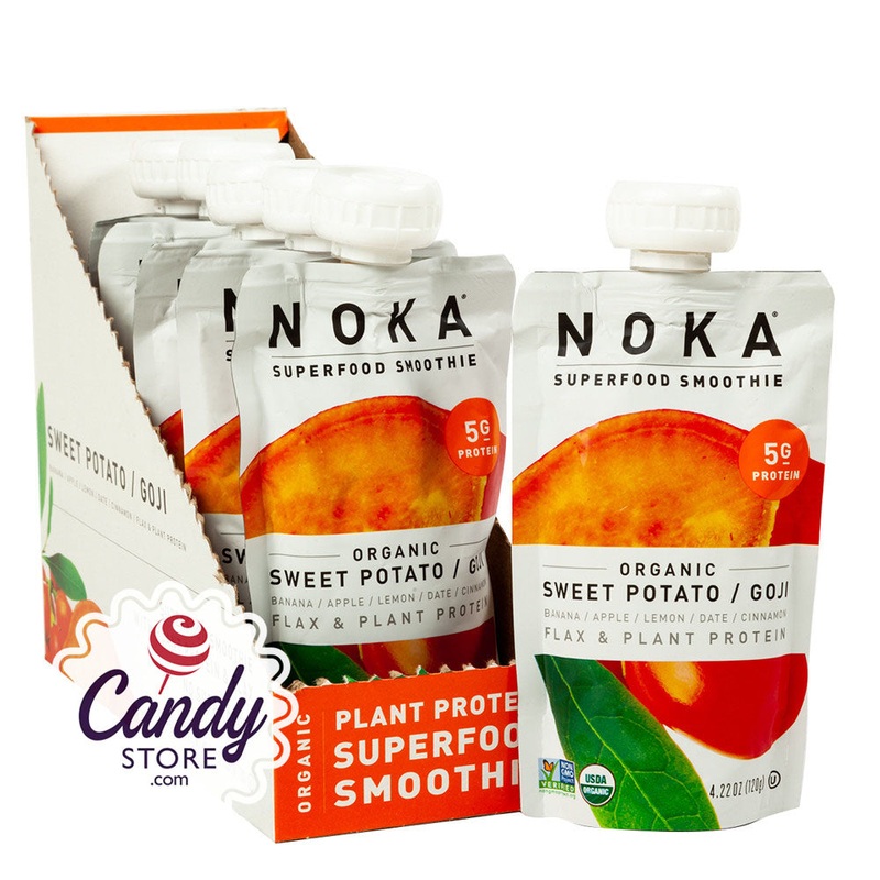Noka Superfood Smoothie Organic Sweet Potato Goji Berry 4.22oz – 12ct