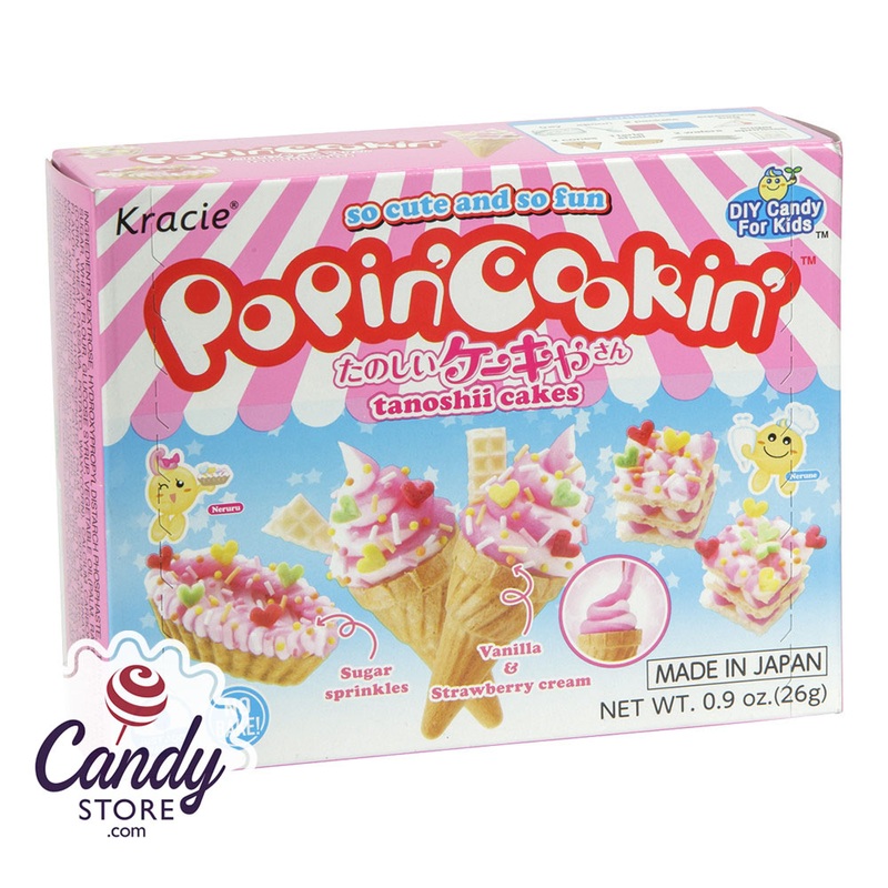 Popin’ Cookin’ Japanese Tanoshii Cakes Kit 0.09oz Box – 5ct