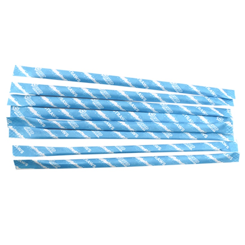 Powdered Candy Straws Blue Tropical Punch Bulk Bag