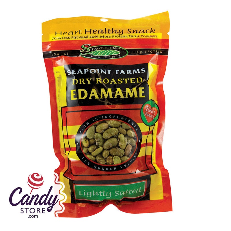 Seapoint Farms Lightly Salted Dry Roasted Edamame 4oz Bag – 12ct