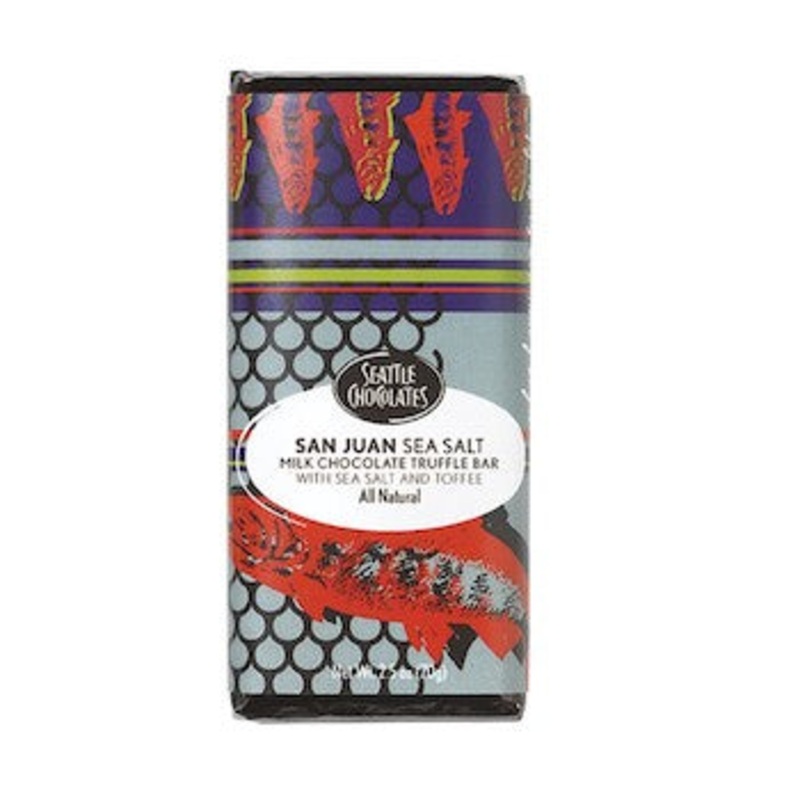 Seattle Chocolates San Juan Sea Salt Truffles Bars – 12ct