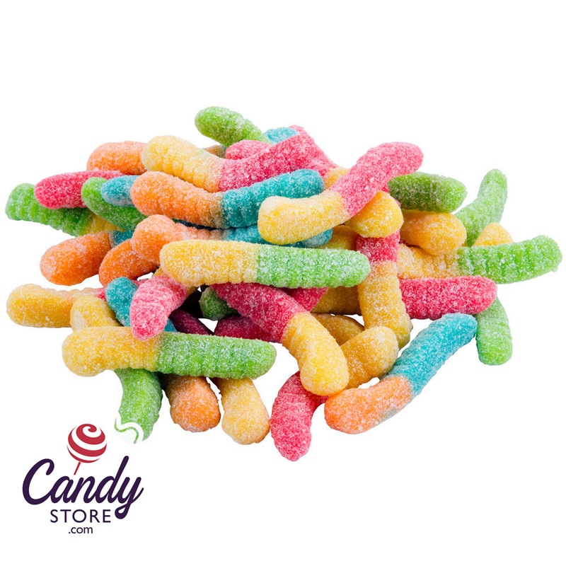 Sour Mini Gummy Worms – 5lb Ferrera Pan