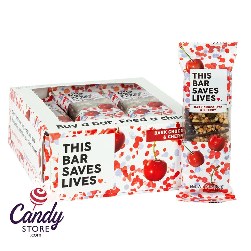 This Bar Saves Lives Dark Chocolate Cherry 1.4oz – 12ct