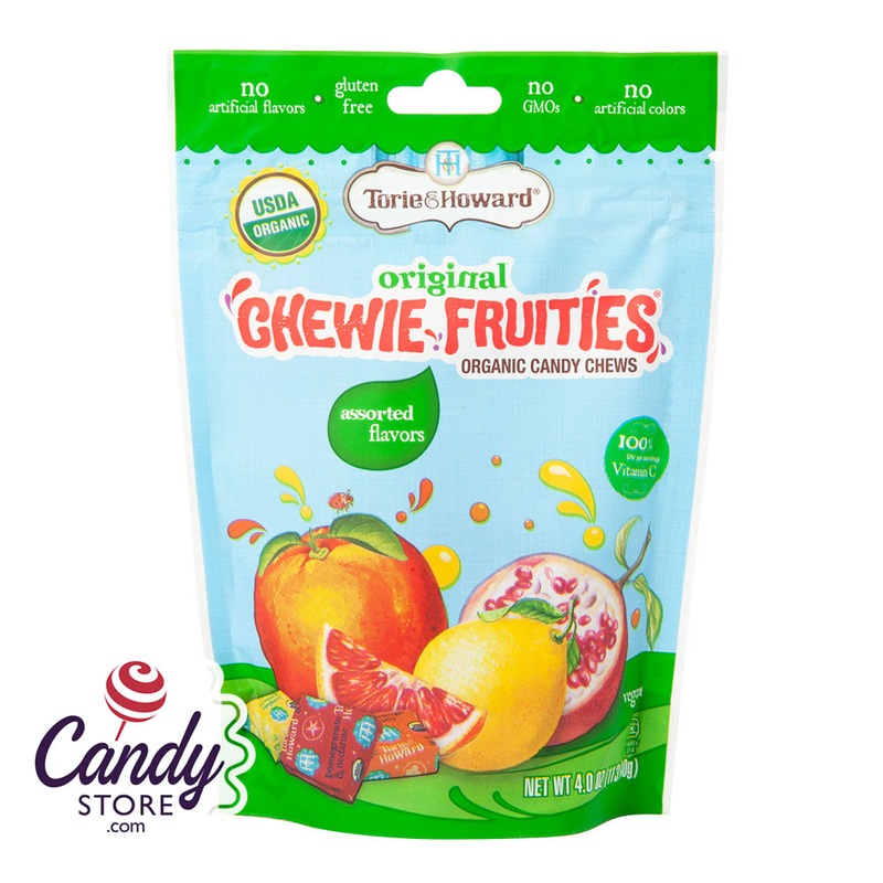 Torie & Howard Assorted Chewie Fruities 4oz Pouch – 6ct