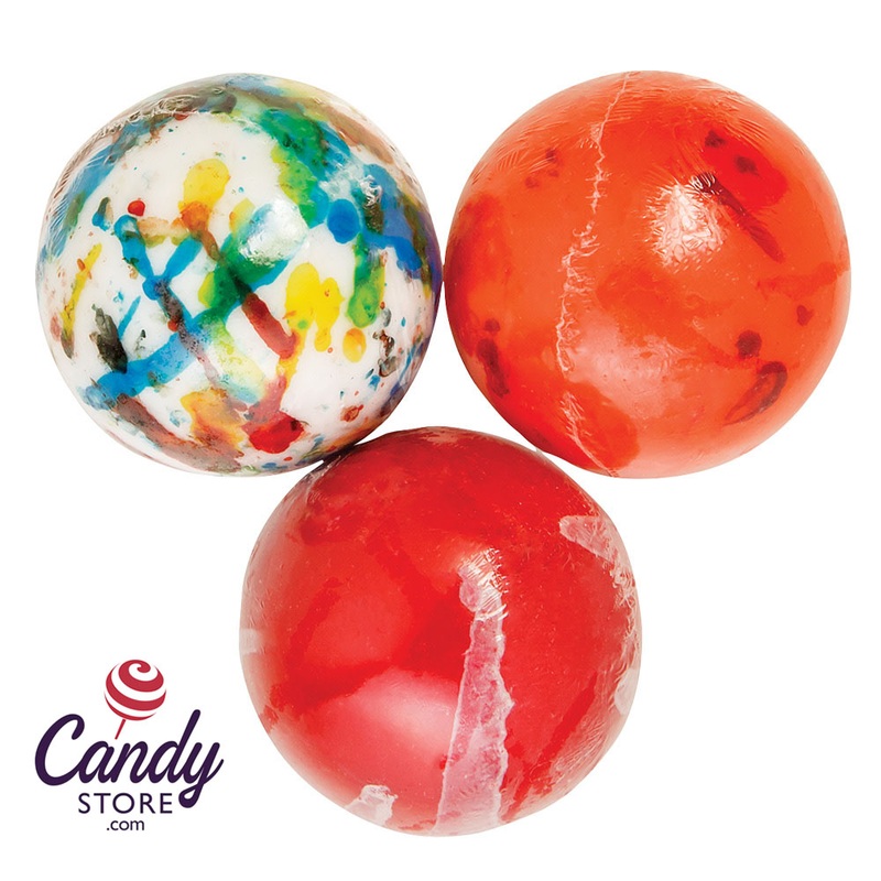 Assorted Wrapped Jawbreakers With Candy Center 2.25 Inches – 28.3lb
