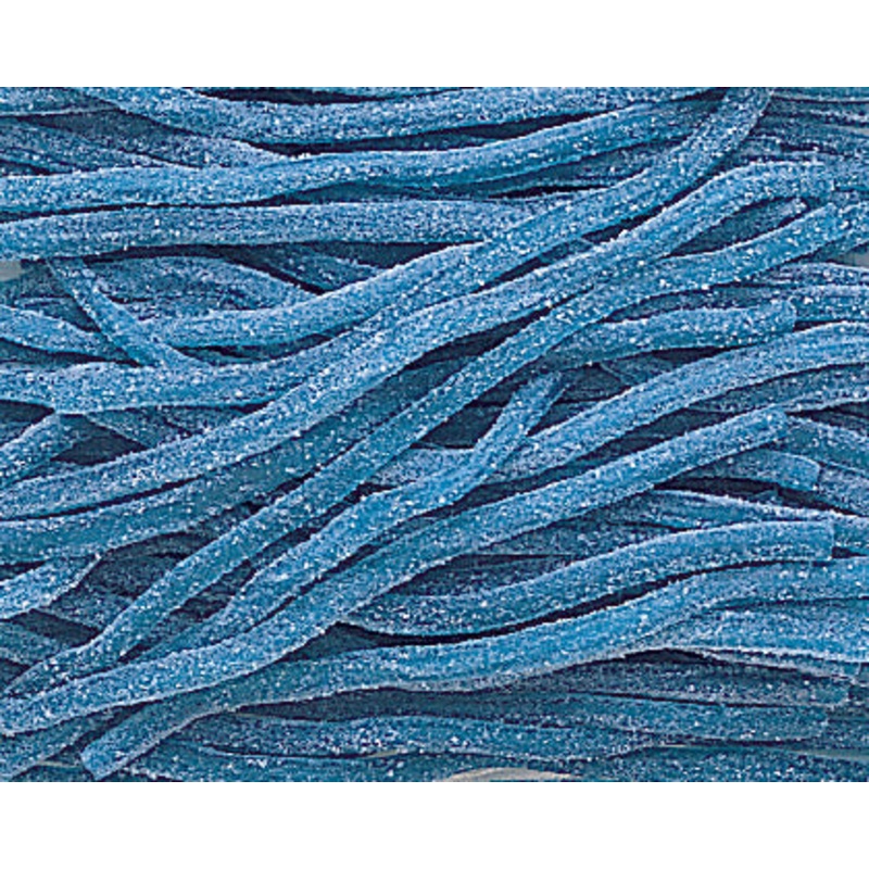 Blue Raspberry Sour Straws – 15lb