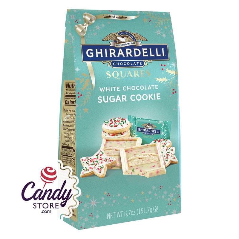 Ghirardelli Square White Chocolate Sugar Cookie 6.7oz Bags – 12ct