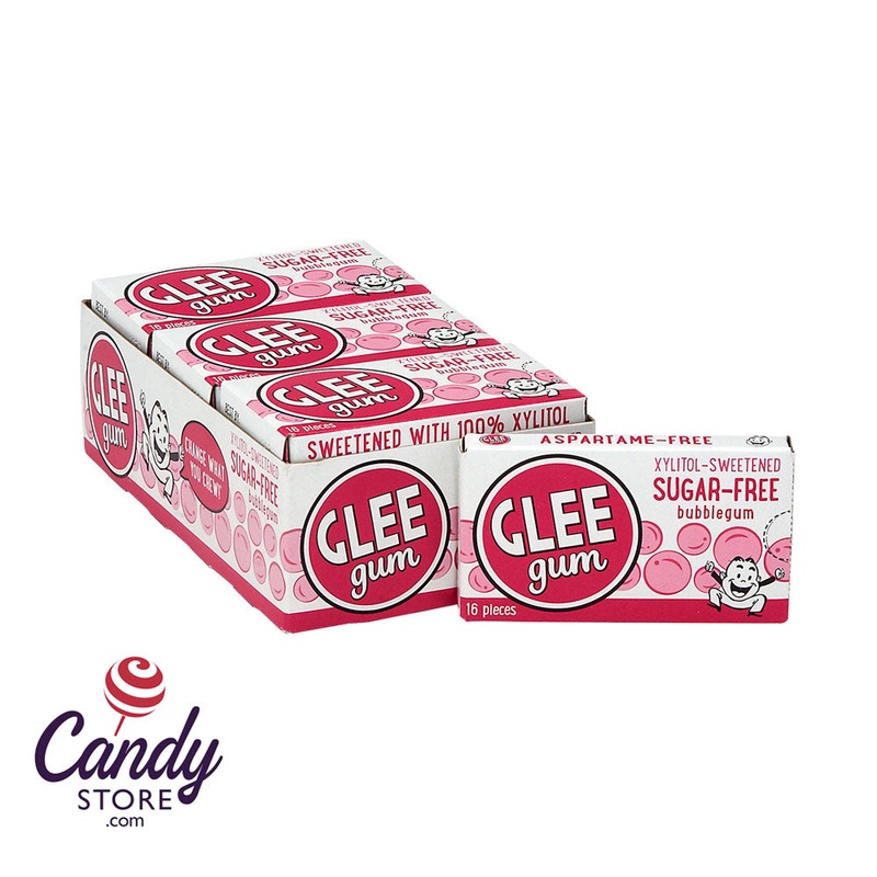 Glee Gum Sugar Free Bubblegum – 12ct