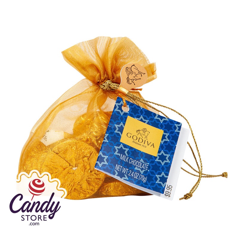 Godiva Hannukah Gold Coin 2.4oz Bag – 24ct
