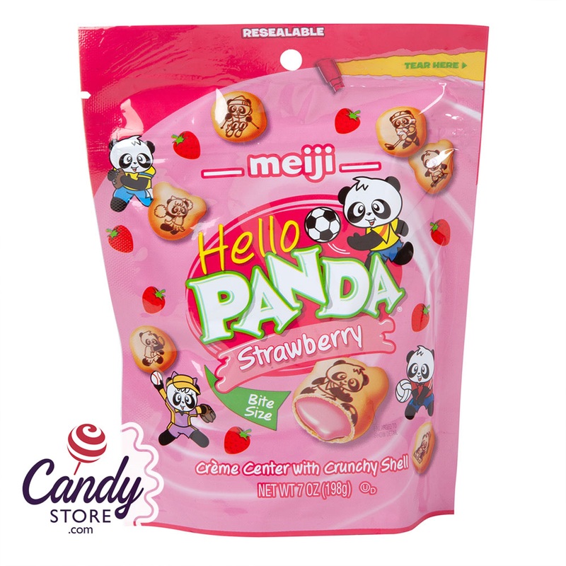 Hello Panda Strawberry 7oz Pouch – 6ct