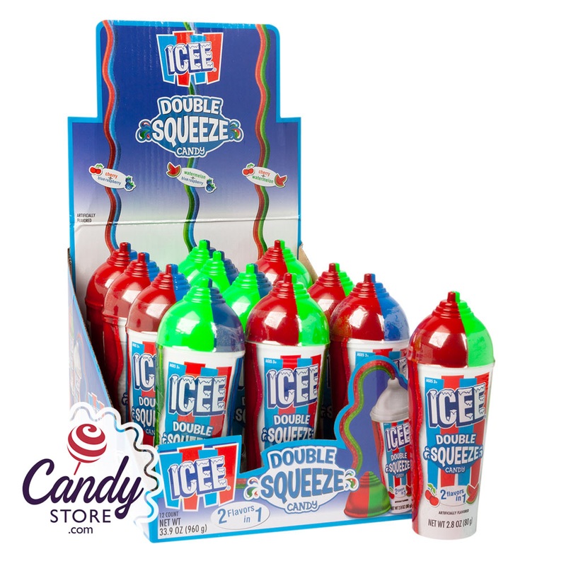 Icee Double Squeeze Candy 2.8oz – 12ct