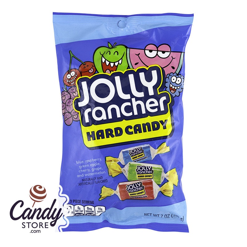 Jolly Rancher Original Hard Candy 7oz Peg Bag – 12ct