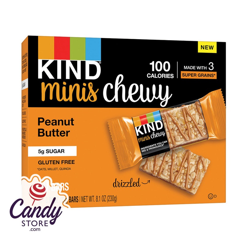 Kind Minis Chewy Peanut Butter 10ct – 8ct