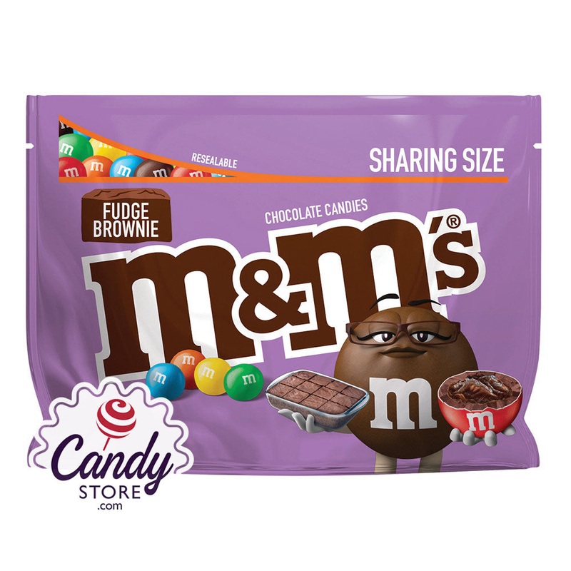 M&M’s Fudge Brownie 9.05oz Pouch – 8ct