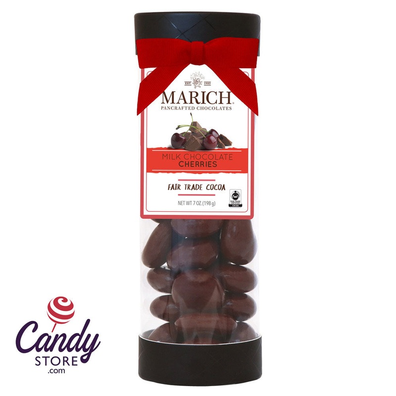 Marich Tube Milk Chocolate Cherries 7oz – 6ct