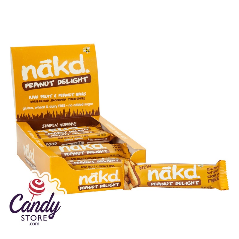 Nakd Peanut Delight Raw Fruit And Nut Bar 1.24oz – 18ct