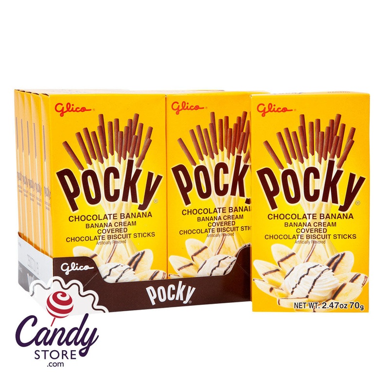 Pocky Chocolate Banana Cookie Sticks 2.47oz – 10ct