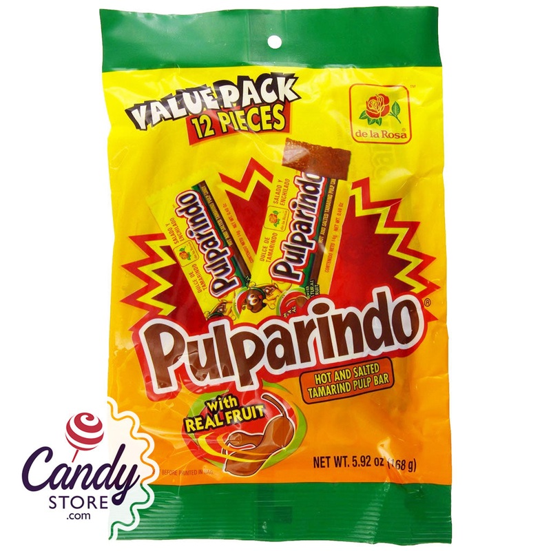 Pulparindo Tamarind Pulp Candy – 24ct Peg Bags