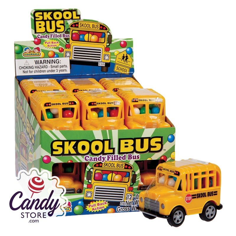 Skool Bus Candy Filled Bus – 12ct