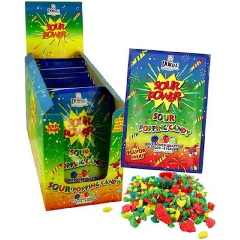 Sour Power Popping Candy Quattro – 18ct