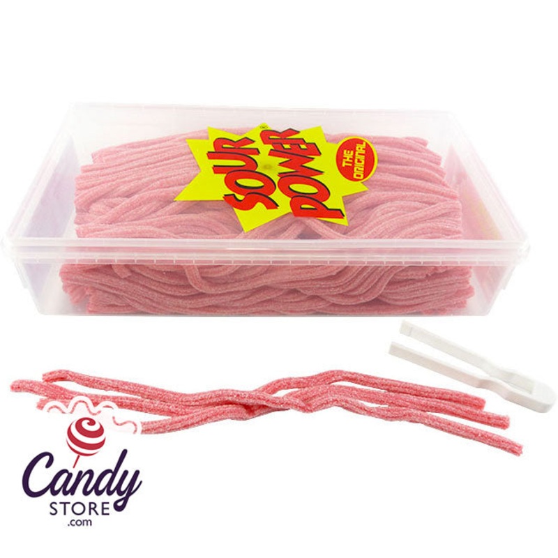 Sour Power Straws Pink Lemonade Tub – 200ct