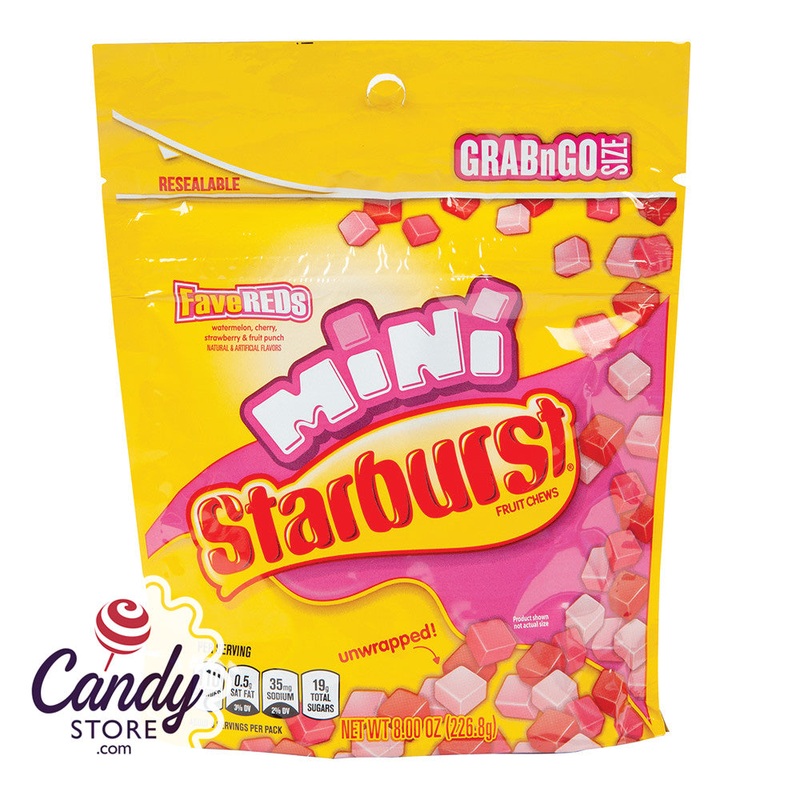 Starburst Fave Reds Candy – 8ct Pouches