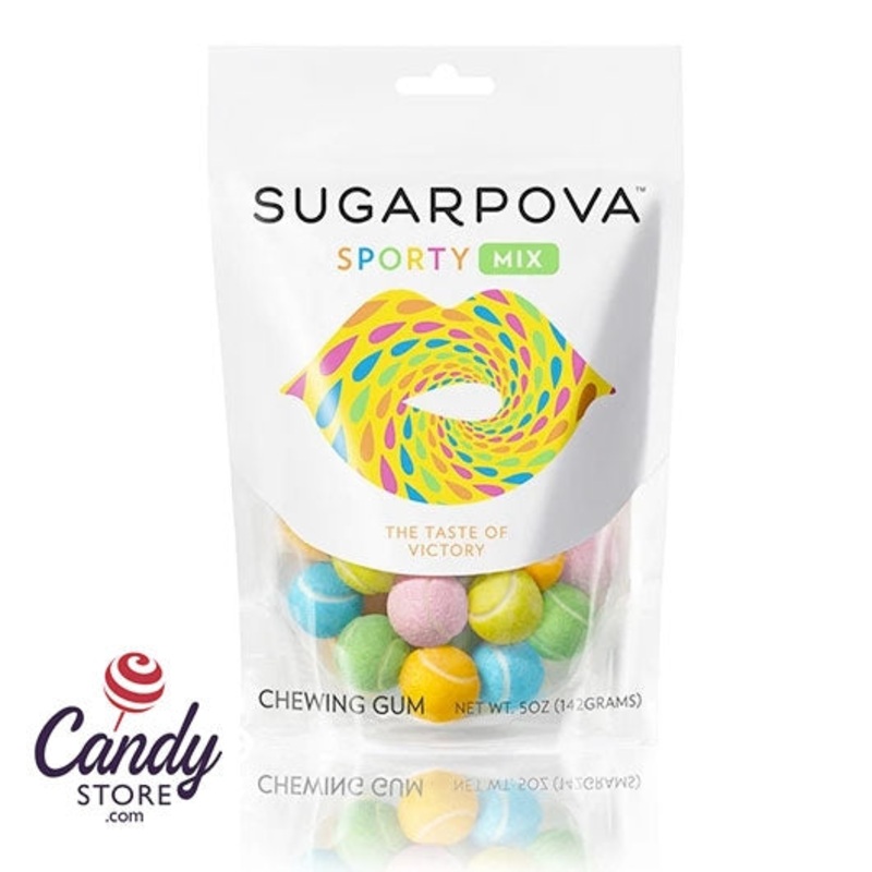 Sugarpova Sporty Tennis Balls Gum Assorted – 6ct