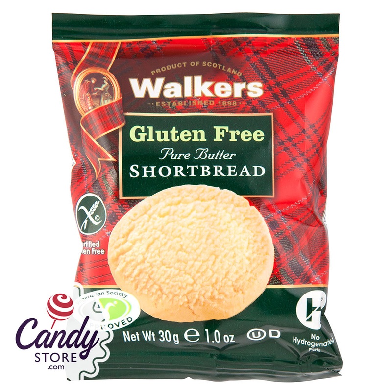 Walkers Gluten Free Shortbread Rounds 1.2oz Bag – 60ct