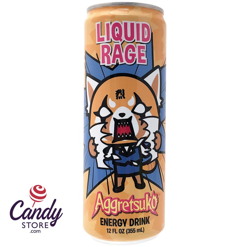 Aggretsuko Liquid Rage Energy Drink 12oz Can – 12ct