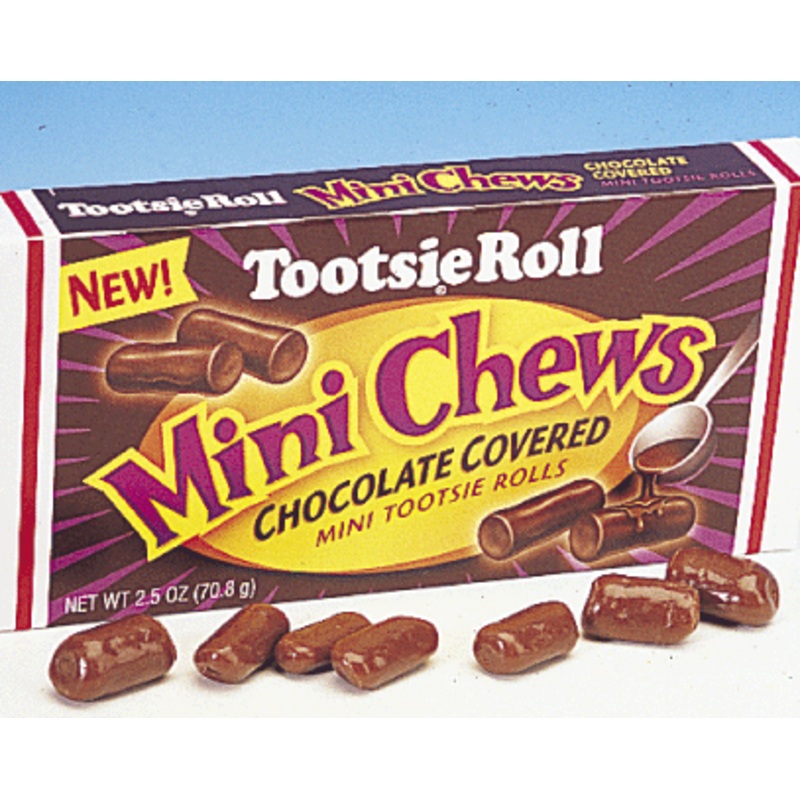 Chocolate-Covered Tootsie Rolls – Theater Box – 12ct