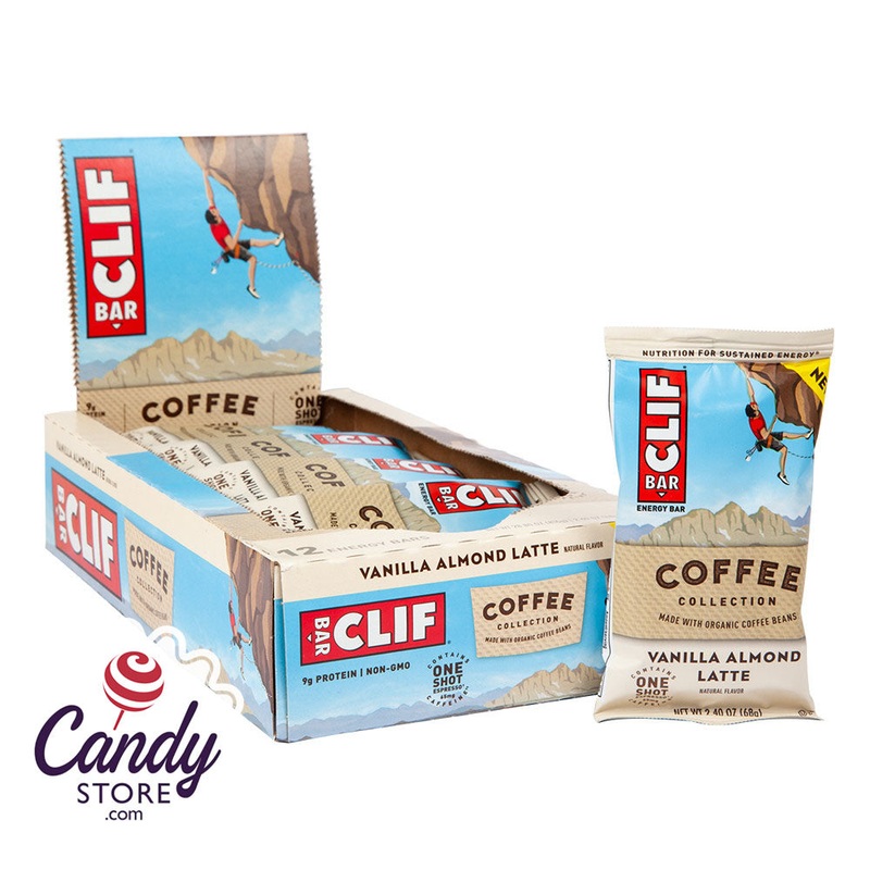 Clif Bars Vanilla Almond Latte 2.4oz – 12ct