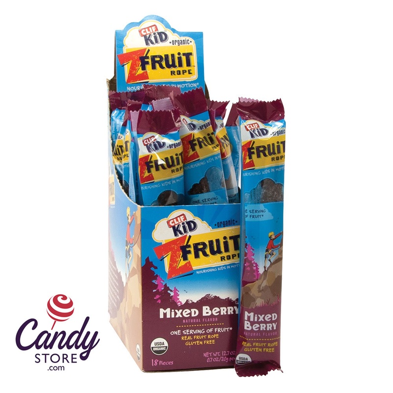 Clif Kid Mixed Berry Fruit Rope 0.7oz – 18ct