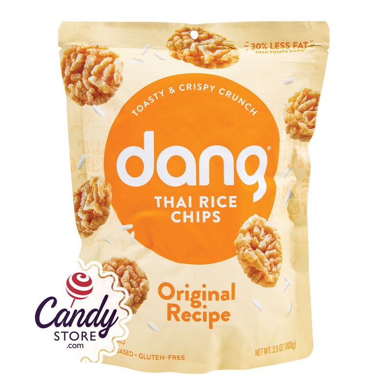 Dang Original Sticky Rice Chips 3.5oz Pouch – 12ct