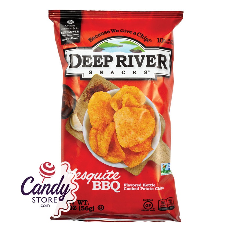 Deep River Mesquite Bbq Kettle Chip 2oz Bags – 24ct
