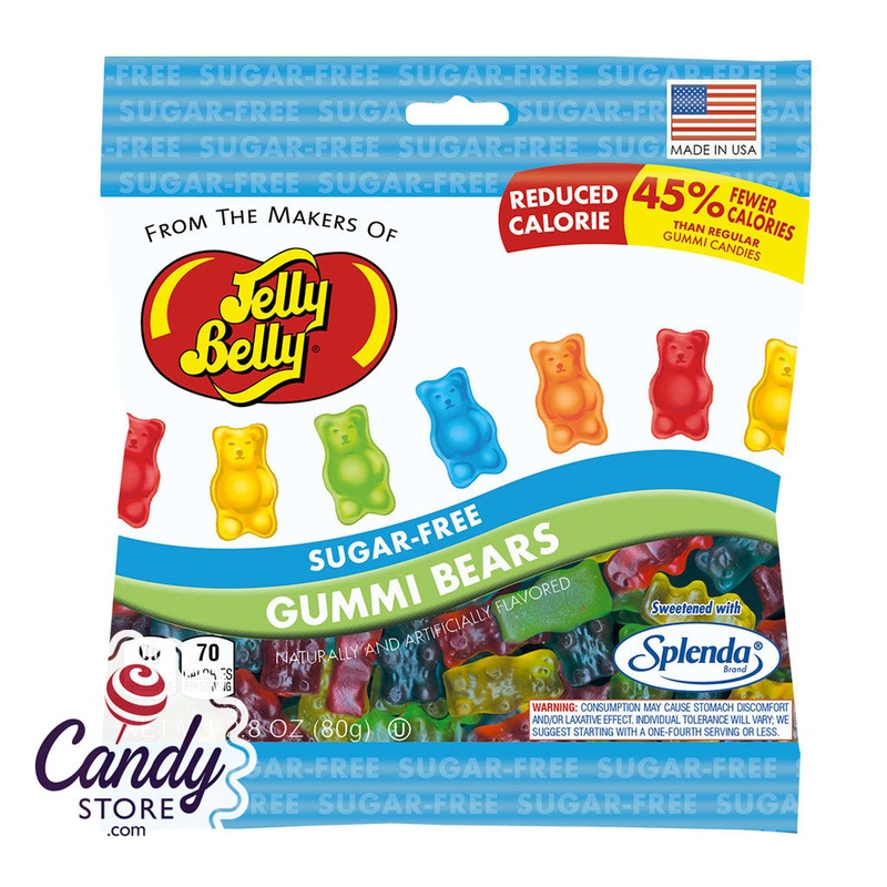 Jelly Belly Sugar Free Gummi Bears Bags – 12ct