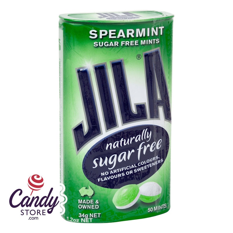 Jila Sugar Free Spearmint Mints Tin 1.2oz – 12ct