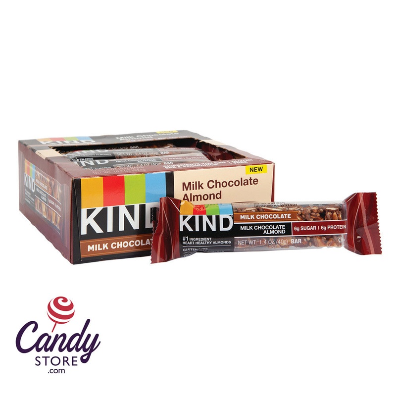 Kind Milk Chocolate Almond Bars – 12ct