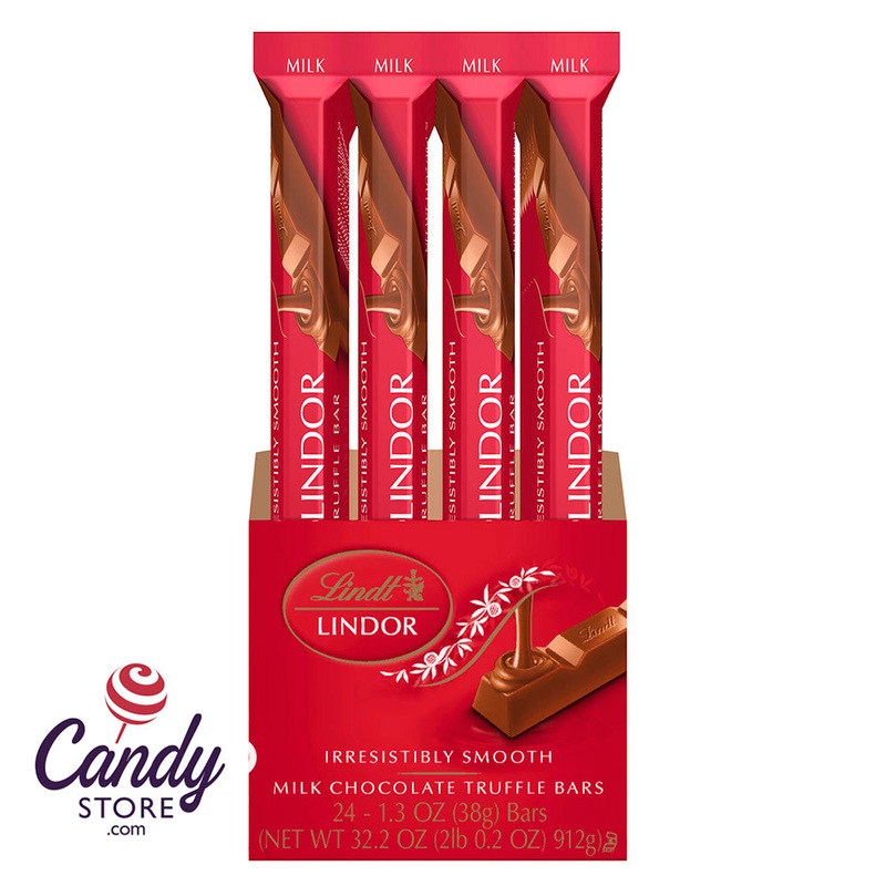 Lindt Lindor Milk Chocolate Truffle Stick – 24ct