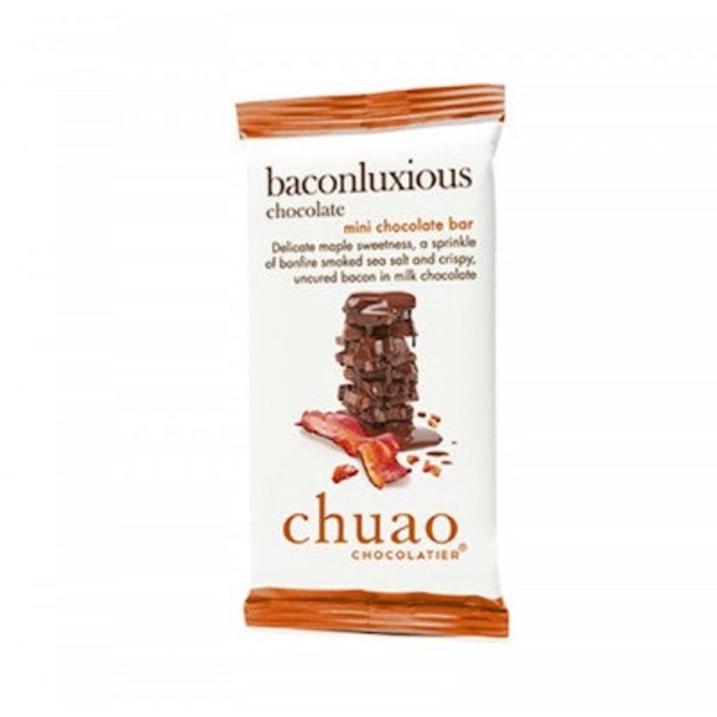 Mini Chuao Baconluxious Milk Chocolate Bars – 24ct
