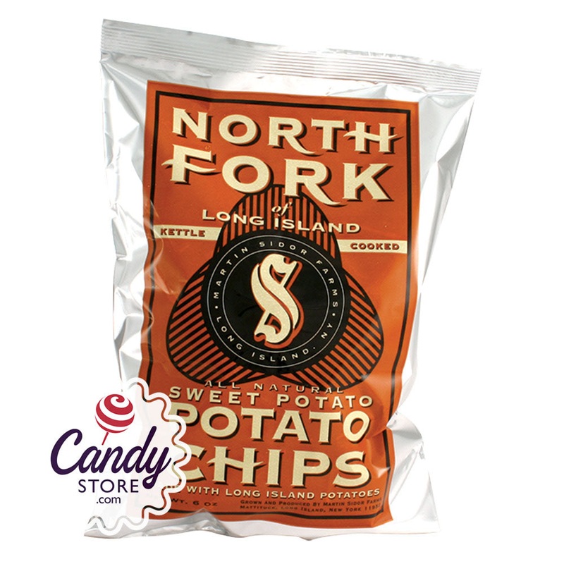 North Fork Sweet Potato Chips 6oz Bags – 12ct