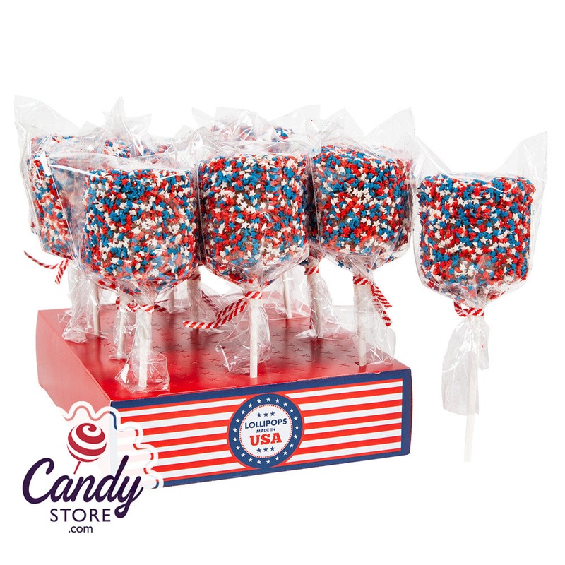 Patriotic Marshmallow Pop 1.5oz – 12ct