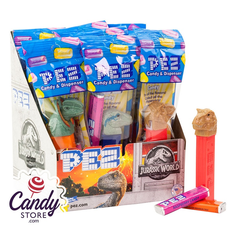 Pez Jurassic World Assortment 0.58oz – 12ct