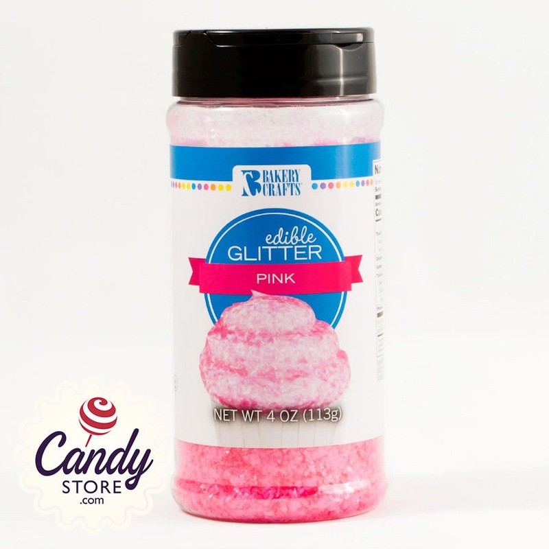 Pink Edible Glitter – 4oz