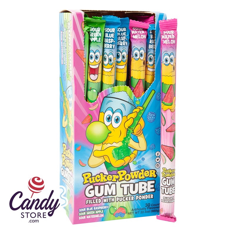 Pucker Powder Gum Tube 0.78oz – 30ct