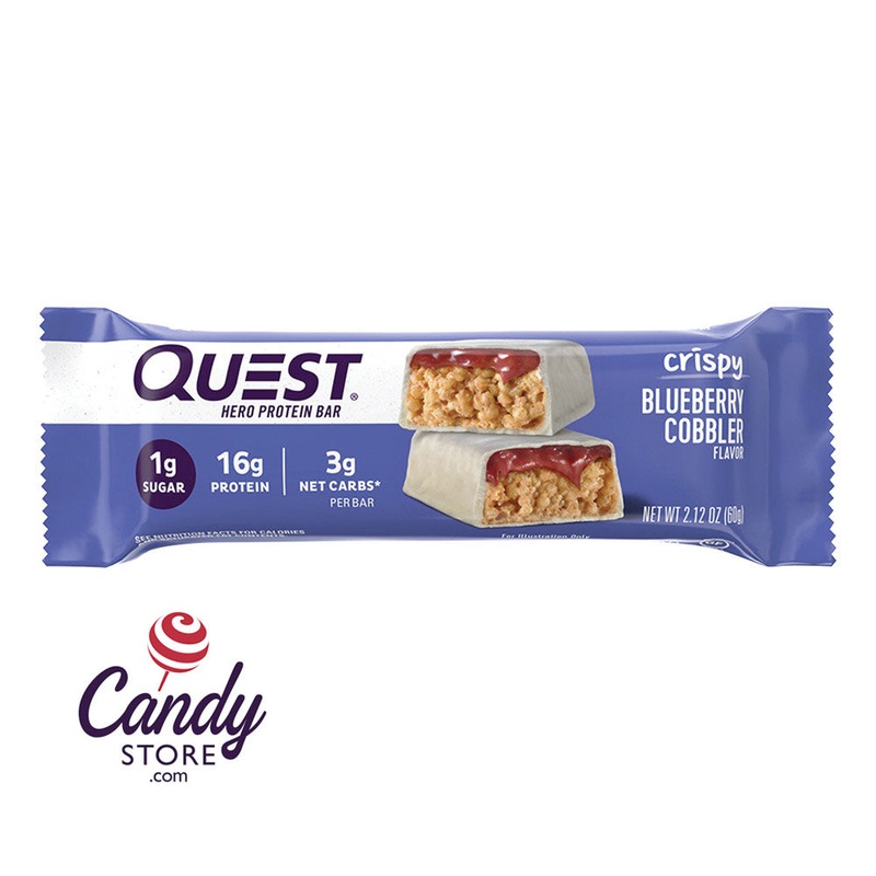 Quest Hero Bars Blueberry Cobbler 2.12oz – 12ct