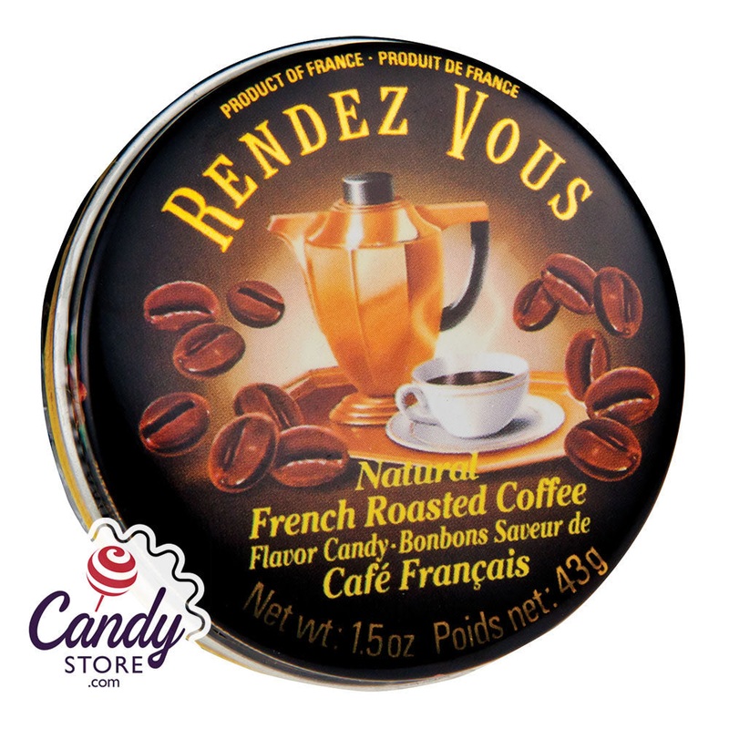 Rendez Vous French Roasted Coffee 1.5oz Tin – 12ct