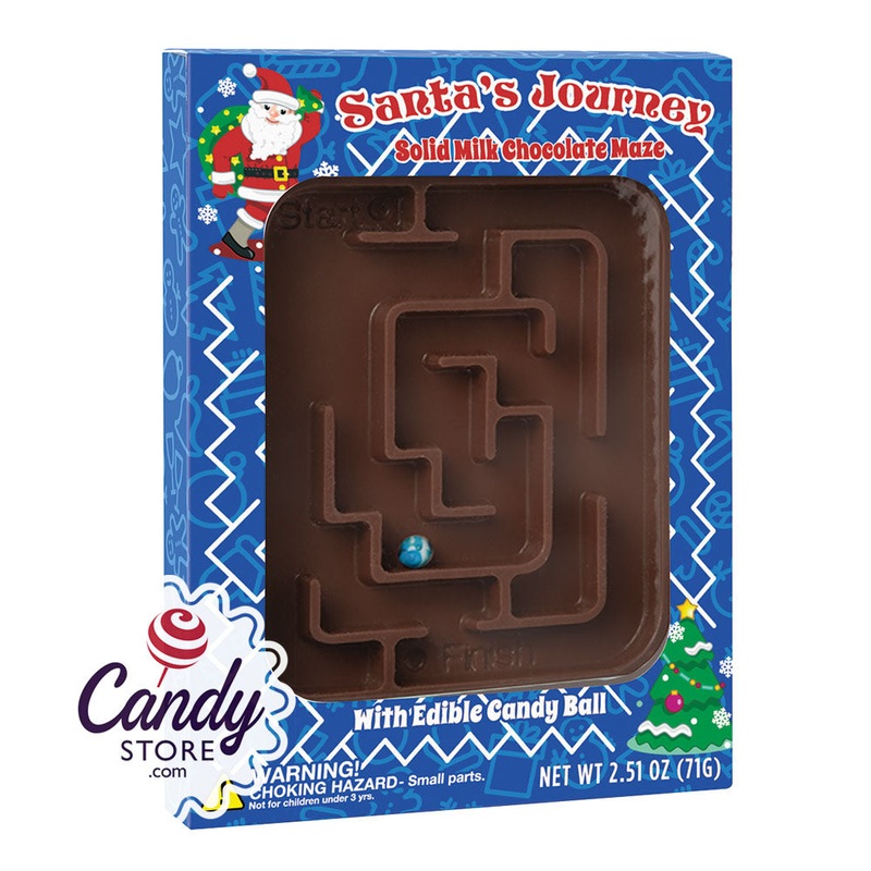 Santa Journey Chocolate Maze – 18ct