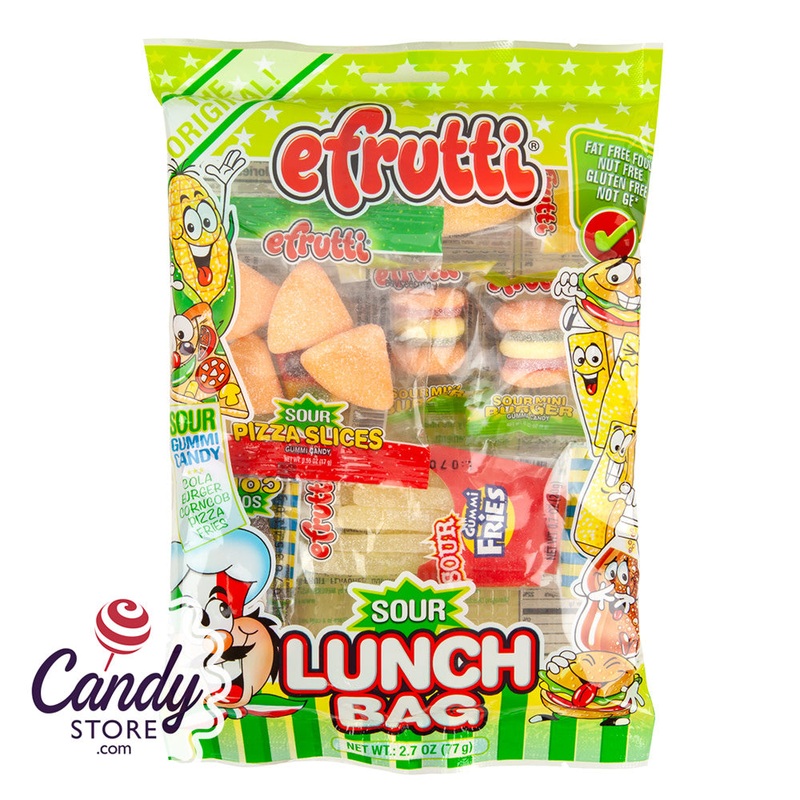Sour Gummy Lunch Bags Efrutti – 12ct