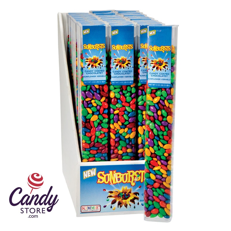Sunburst Chocolate Covered Sunflower Seeds – 12ct Tubes